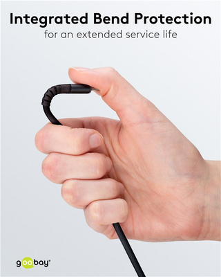 GOOBAY καλώδιο USB-C σε USB 74528, 60W, 480Mbps, 3m, μαύρο