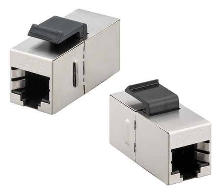 GOOBAY Keystone module RJ45 96100, CAT 6 STP, ασημί