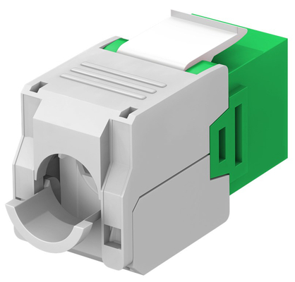 GOOBAY Keystone module RJ45 CAT 6A 90687, UTP, πράσινο