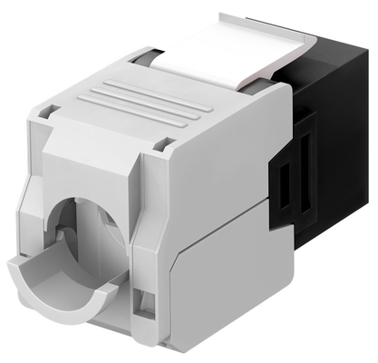 GOOBAY Keystone module RJ45 CAT 6A 90692, UTP, μαύρο