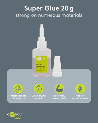 GOOBAY κόλλα Super Glue 77012, 20g