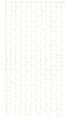 GOOBAY LED λαμπάκια κουρτίνα 57943, 3000K, 4.1m, IP44, USB, 300 LED