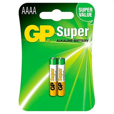GP Super AAAA/LR61/25A/LR8D425/MN2500/MX2500/E96 (GPB16242)
