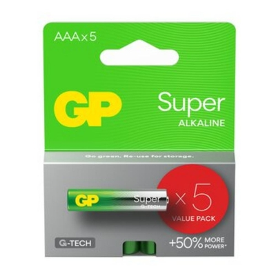 GP Super Alkaline G-TECH LR03 / AAA Alkaline Battery (GPB20765)