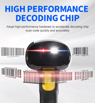 GTCODESTAR barcode scanner X-760H, 1D & 2D, ενσύρματο, μαύρο