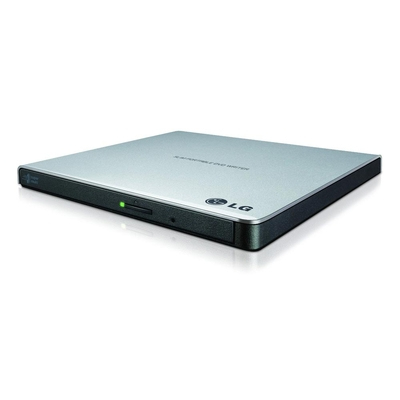 LG GP57ES40 Slim Portable DVD Writer USB 2.0 Silver (GP57ES40) (LGGP57ES40)