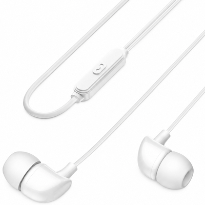 Hands Free Hoco. DM38 Believer Stereo 3.5mm με Μικρόφωνο 1.2m Λευκά