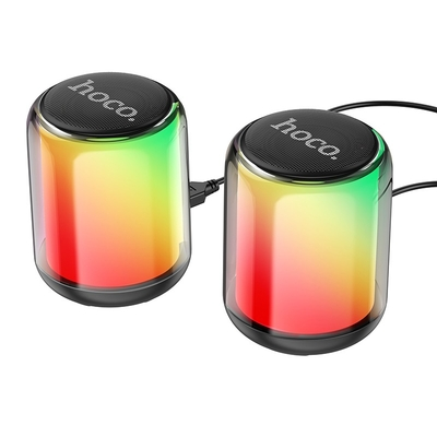 Ηχείο Wireless Hoco BS56 Colorful 2-in-1 BT v5.2 10W, FM, USB και 3.5mm 12 x Lighting Effects