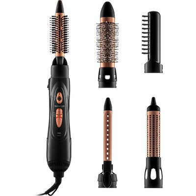 Ηλεκτρική Βούρτσα Μαλλιών Sencor SHS 8401BK 1000W Keratin με 5 Εναλλάξιμα Εξαρτήματα και 2 Επιλογές Θερμοκρασίας