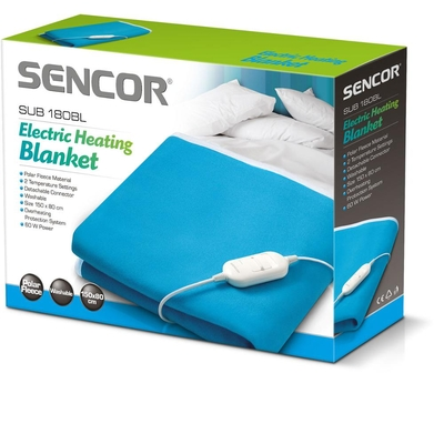 Ηλεκτρική Κουβέρτα (Υπόστρωμα) Sencor SUB 181BL Μονή 60W Μπλε