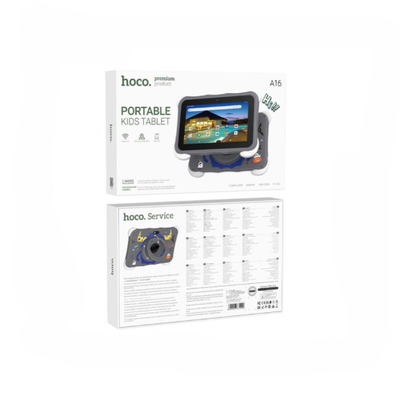 Hoco. A16 Kids Tablet 7" WiFi 2+2GB/32GB v5.2 3000mAh MicroSD GPS Android Γονικό Έλεγχο και STEM Εφαρμογές Γκρι