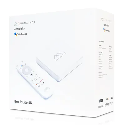 HOMATICS TV Box R Lite 4K, 2/32GB, WiFi, Google πιστοποίηση, Android 12
