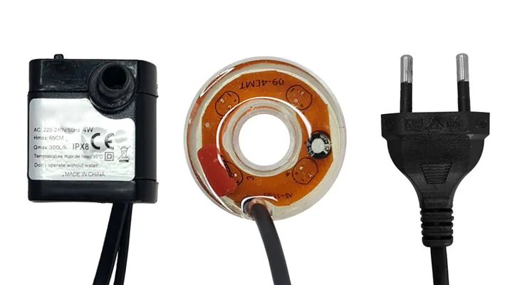 HOME USE διακοσμητικό συντριβάνι HUH-0176, φωτιζόμενο, 18x20x35cm