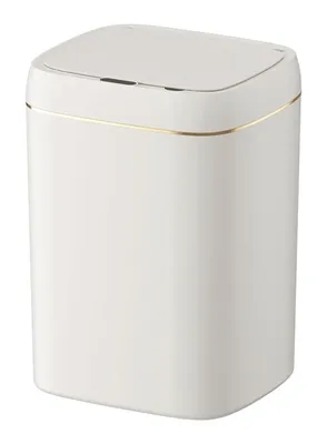 HOME USE κάδος απορριμμάτων HUH-0188 με φωτοκύτταρο, 13lt, λευκός