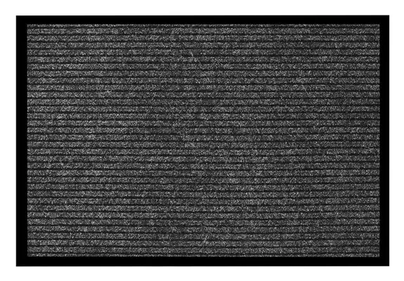HOME USE πατάκι εισόδου HUH-0208, αντιολισθητικό, 90x60cm, 6mm πάχος, γκρι