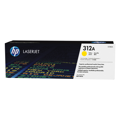 HP 312A LaserJet Yellow Toner (2.7k) (CF382A) (HPCF382A)