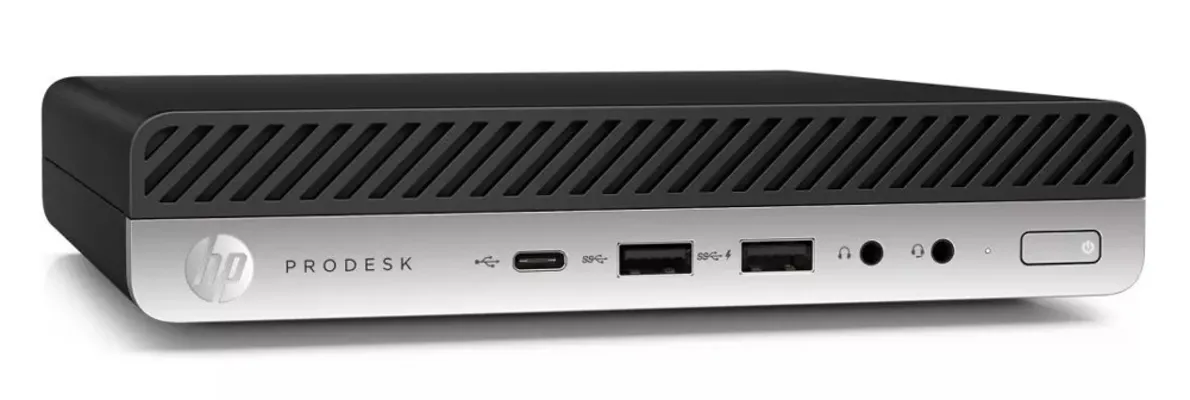 HP PC ProDesk 600 G5 Micro, Refurbished Grade A Repainted, i3-9100T, 8/256GB M.2, FreeDOS