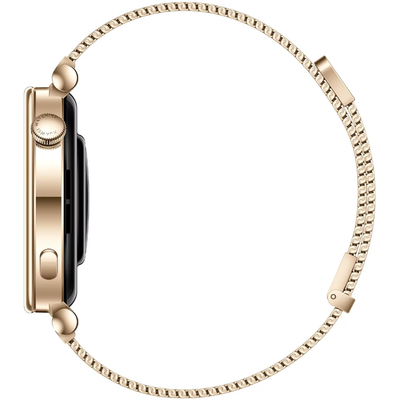 Huawei Watch GT 4 1.32" AMOLED Αδιαβροχοποίηση έως 5ATM Light Gold Milanese Strap