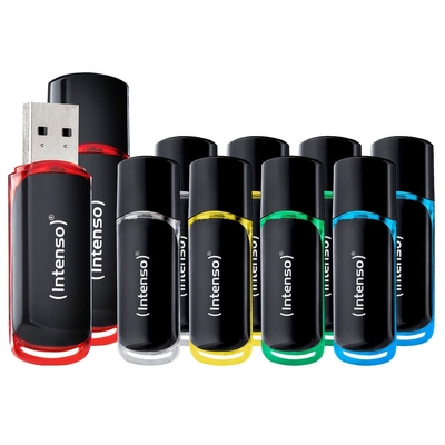 INTENSO Business Line 8GB USB Stick 2.0 10-Pack Multicolor (3511561) (INTE3511561)