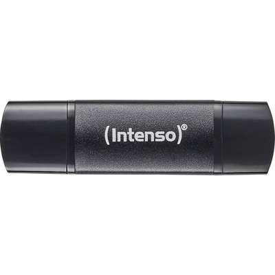 INTENSO Flex Line 64GB USB 3.2 Gen 1 Flash Drive USB-A USB-C Black (3544490) (INTE3544490)
