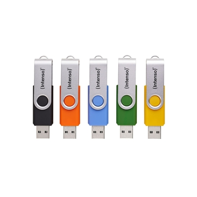 INTENSO Office Line 32GB USB Stick 3.2 5-Pack Multicolor (3543585) (INTE3543585)