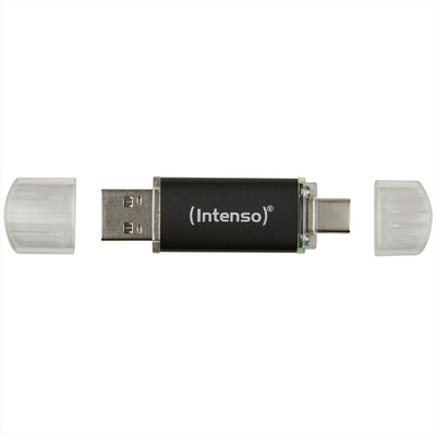 INTENSO Twist Line 32GB USB 3.2 Flash Drive USB-C USB-A Anthracite (3539480) (INTE3539480)