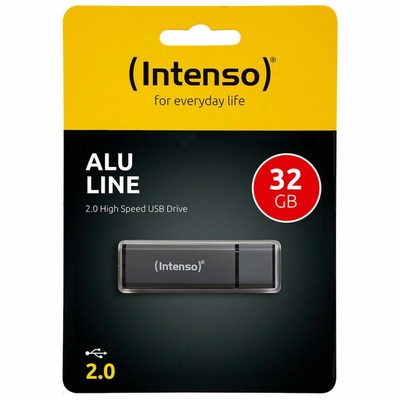 Intenso USB 2.0 Stick 32GB Alu Line Anthracite (3521481) (NSO3521481)