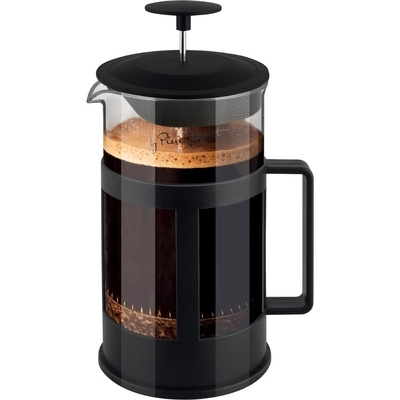 Καφετιέρα Τσαγιέρα Χειρός PRESS 600ML 9,5cm Lamart LT7060 Διάφανο/Μαύρο