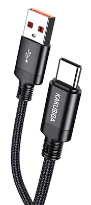 KAKUSIGA καλώδιο USB-C σε USB KSC-1000, 5A, 480Mbps, 3m, μαύρο
