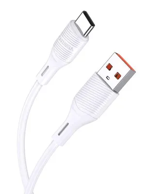 KAKUSIGA καλώδιο USB-C σε USB KSC-953, σιλικόνης, 3A, 480Mbps, 1m, λευκό