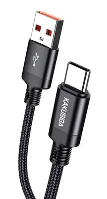 KAKUSIGA καλώδιο USB-C σε USB KSC-970, 3A, 480Mbps, 1m, μαύρο
