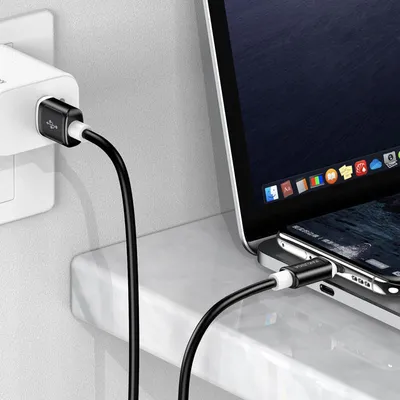KAKUSIGA καλώδιο USB-C σε USB KSC-998, σιλικόνης, 5A, 480Mbps, 1m, μαύρο