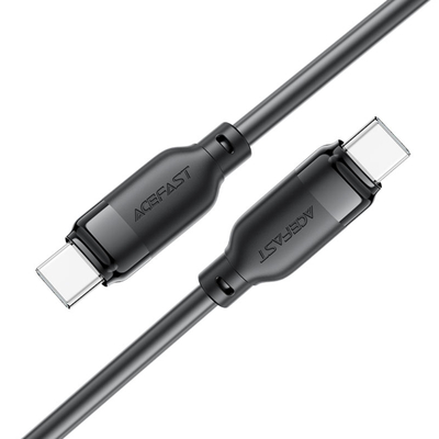 Καλώδιο Acefast C16-03 USB-C σε USB-C 60W 3A USB2.0 Μαύρο 1.2m