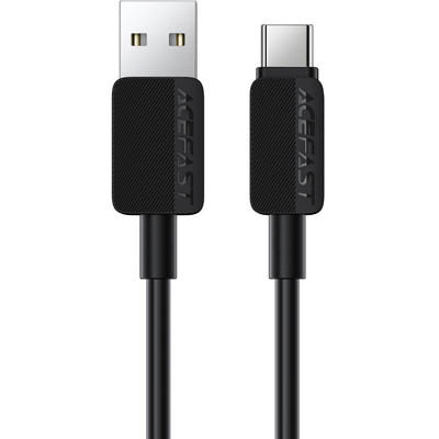 Καλώδιο Acefast C26-04 USB-A σε USB-C 18W 3A Μαύρο 1.2m