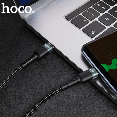 Καλώδιο Hoco. SU99 Max USB-C σε USB-C Fast Charging 60W Braided Μαύρο 2m