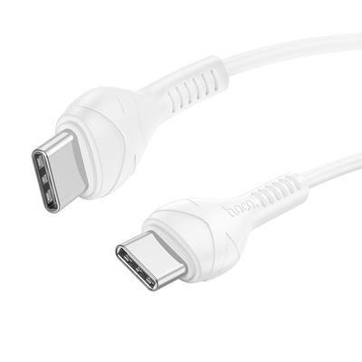 Καλώδιο Hoco X37 Cool Power USB-C σε USB-C Fast Charging 60W 3A Λευκό 1m