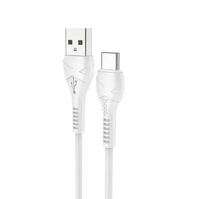 Καλώδιο Hoco X37 Cool Power USB σε USB-C Fast Charging 3.0A Λευκό 1m