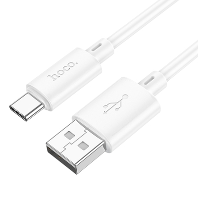 Καλώδιο Hoco X88 Gratified USB-Α σε USB-C 3A Λευκό 2m