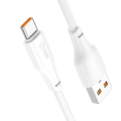 Καλώδιο Hoco X93 Force USB-A σε USB-C High Power 100W 6A Λευκό 1m