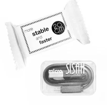 Καλώδιο σύνδεσης Jasper Candy USB σε Micro USB Μαύρο 0.2m