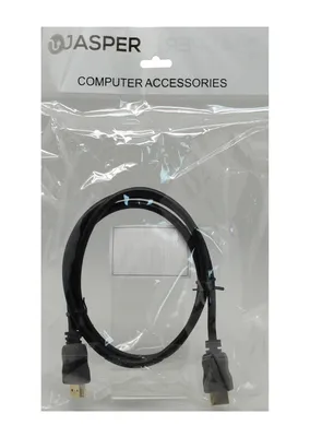 Καλώδιο σύνδεσης Jasper HDMI 1.4 A Αρσενικό σε A Αρσενικό Gold Plated CCS Μαύρο 3m