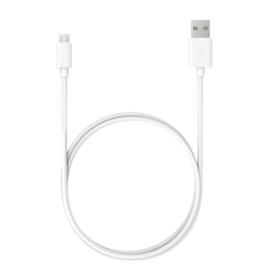 Καλώδιο Σύνδεσης και Φόρτισης Ancus Flow E44 USB σε Micro-USB 2.0A 480Mbps Data Transfer Λευκό 1m