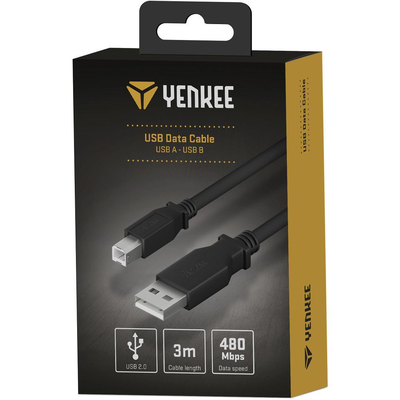 Καλώδιο Σύνδεσης Yenkee YCU 016 USB-A σε USB-B 2.0 480Mbps 3m