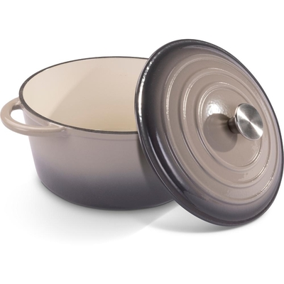 Κατσαρόλα Oval Εμαγιέ 26x12cm 4.8lt Lamart IRON LT1303
