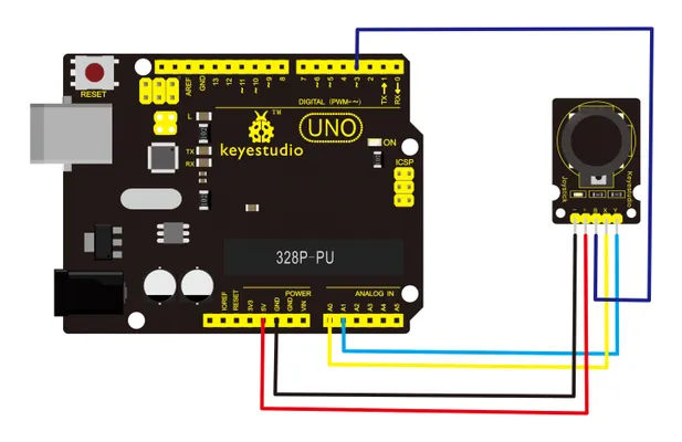 KEYESTUDIO joystick module KS0008, για Arduino
