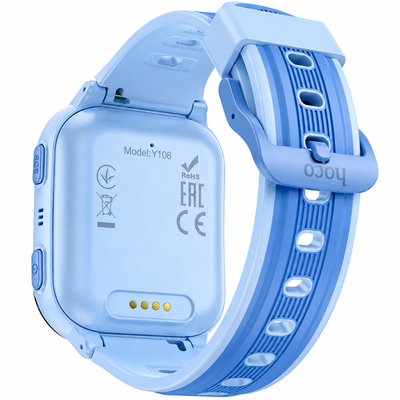 Kids Smartwatch Hoco Y108 4G 730mAh 1.69” LCD με GPS IPX7 και Δυνατότητα Κλήσεων Μπλε