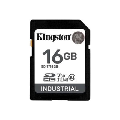 Kingston SD 16GB Industrial C10 UHS-I U3 V30 A1 pSLC (SDIT/16GB) (KINSDIT-16GB)