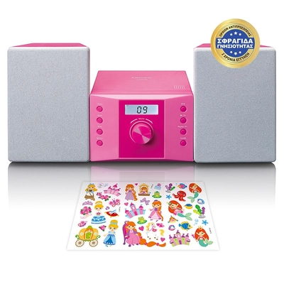LENCO Μίνι&nbsp;Hi-Fi&nbsp;Ηχοσύστημα&nbsp;2.&nbsp;0&nbsp;4&nbsp;W&nbsp;Με&nbsp;CD&nbsp;Player&nbsp;Ροζ