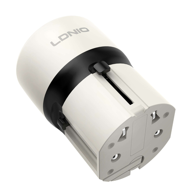 LDNIO φορτιστής τοίχου Q2319 με καλώδιο Lightning, EU/UK/US/AU βύσμα, USB/USB-C, 30W, γκρι