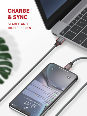 LDNIO καλώδιο Lightning σε USB LS441, 2.4A, 1m, γκρι